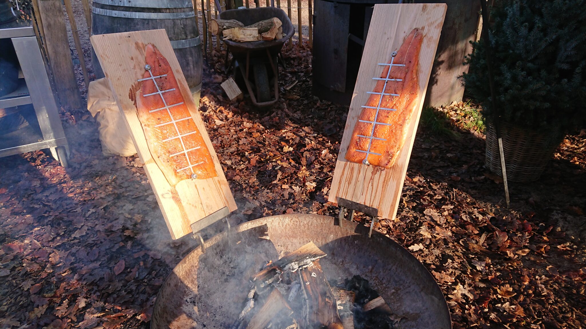 het neusje van de zalm - buiten in de kuil